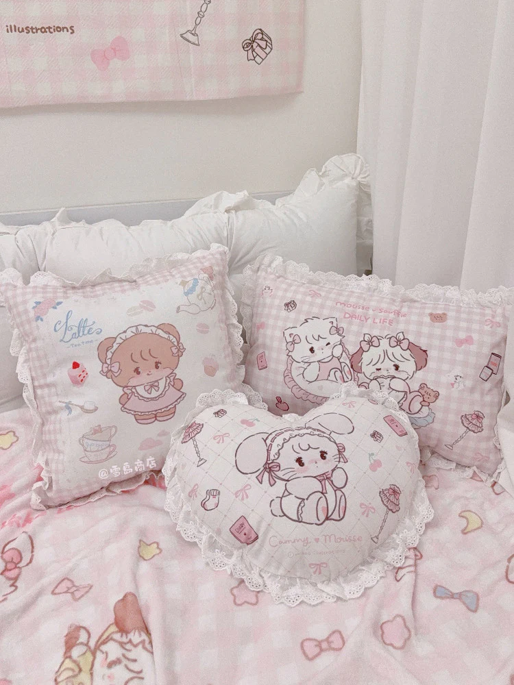 kawaii pink pillow - Image 5