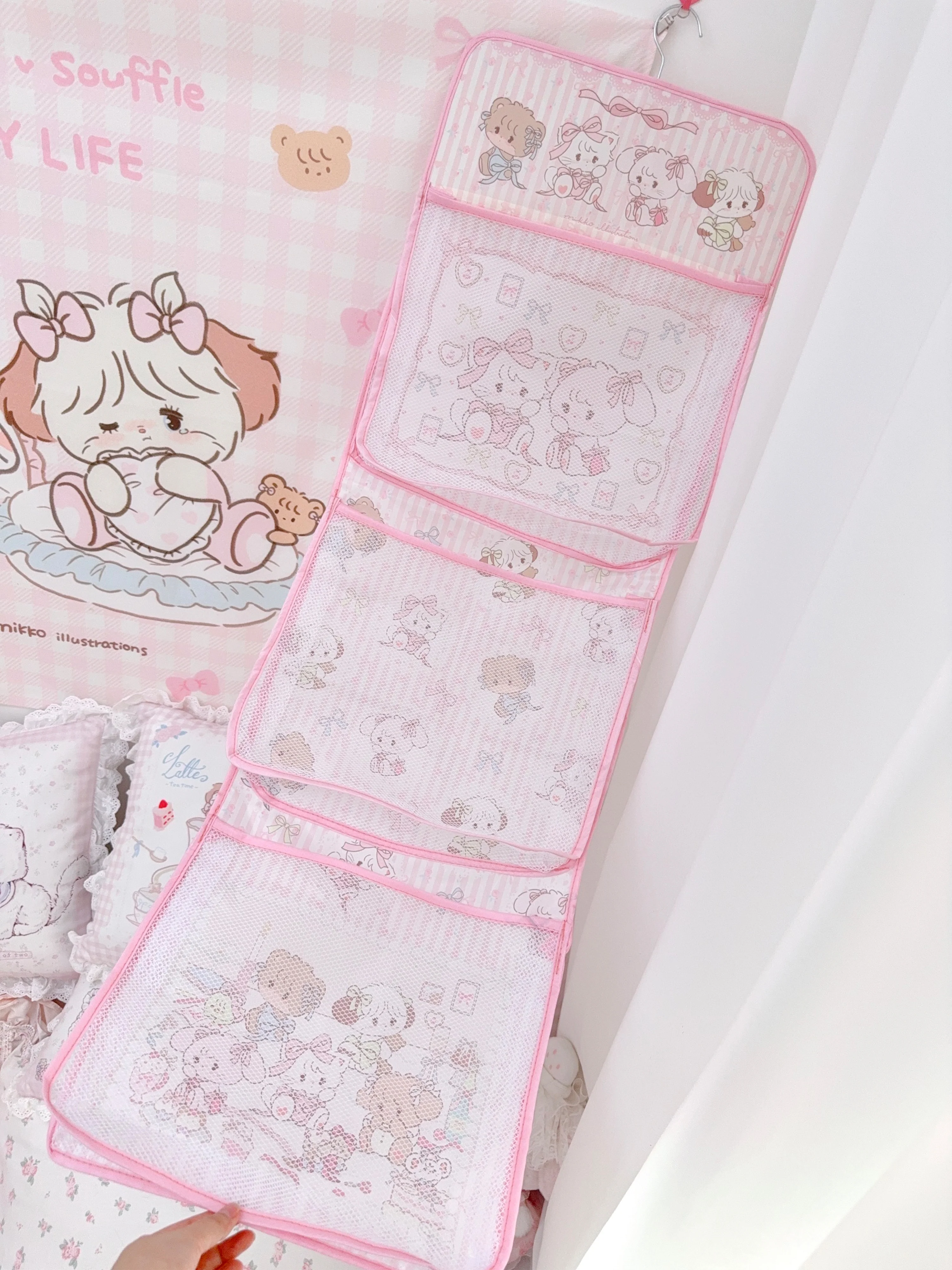 kawaii pink underwear storage bag - Image 7