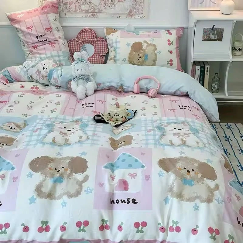 Kawaii Puppy Bedding Set - Image 3