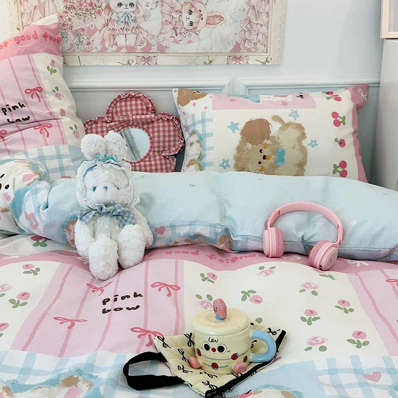 Kawaii Puppy Bedding Set - Image 4