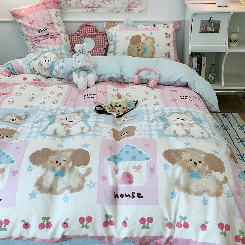 Kawaii Puppy Bedding Set - Image 7