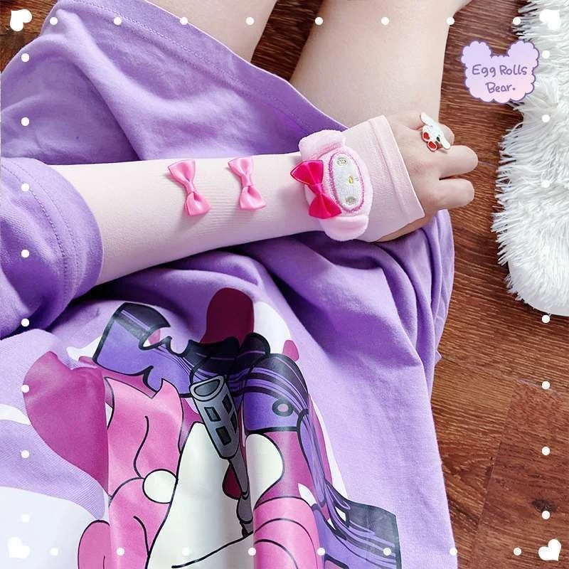 Kawaii Ribbon Arm Sleeves - Image 8