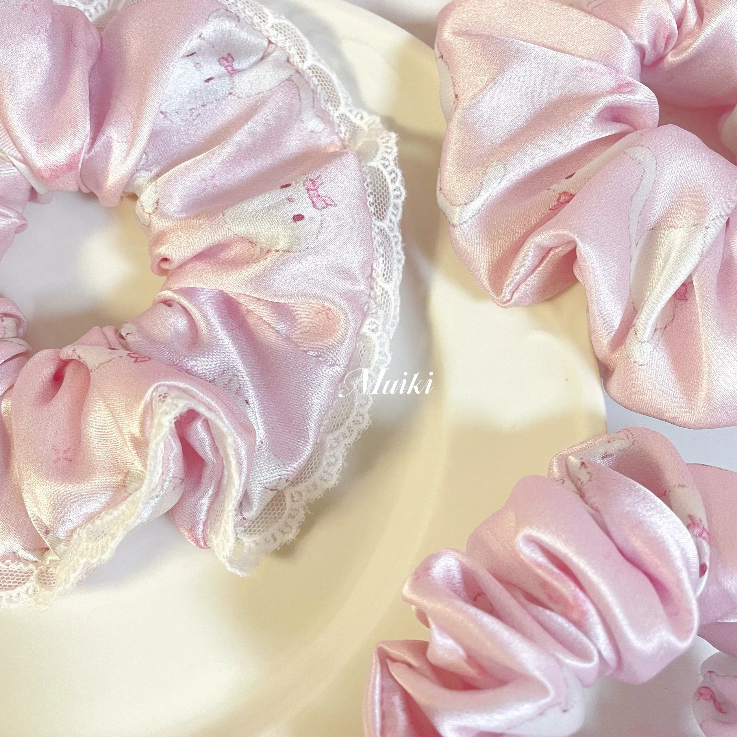 kawaii silk hair tie - Image 4