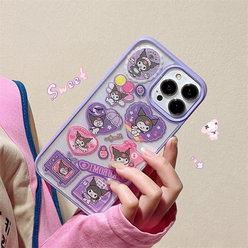 Kawaii Sticker iPhone Case - Image 2