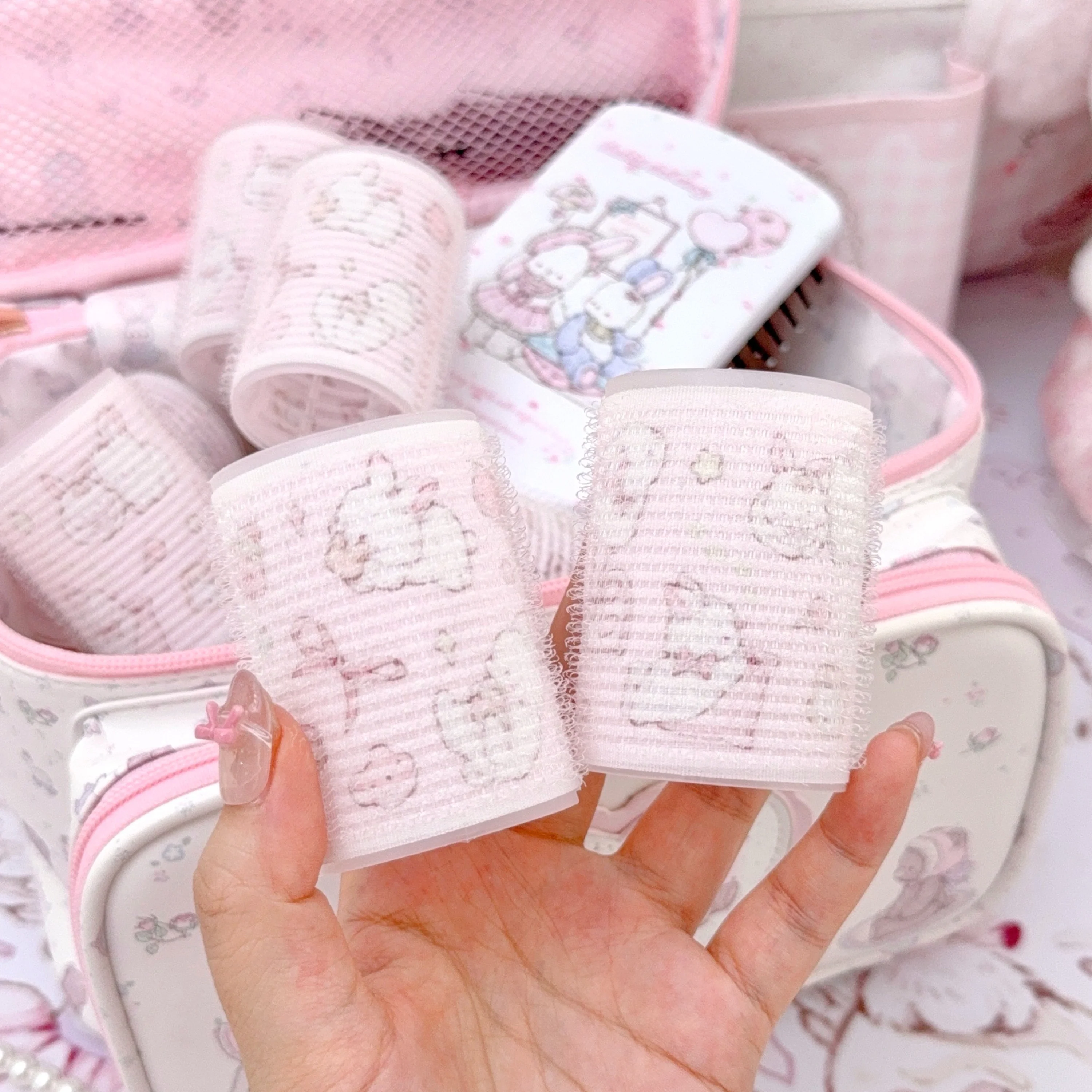 kawaii styling plastic hair curlers - Image 6