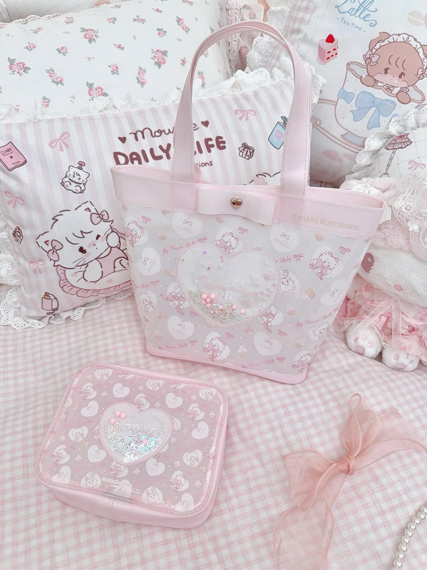 kawaii swimming waterproof handbag - Image 3