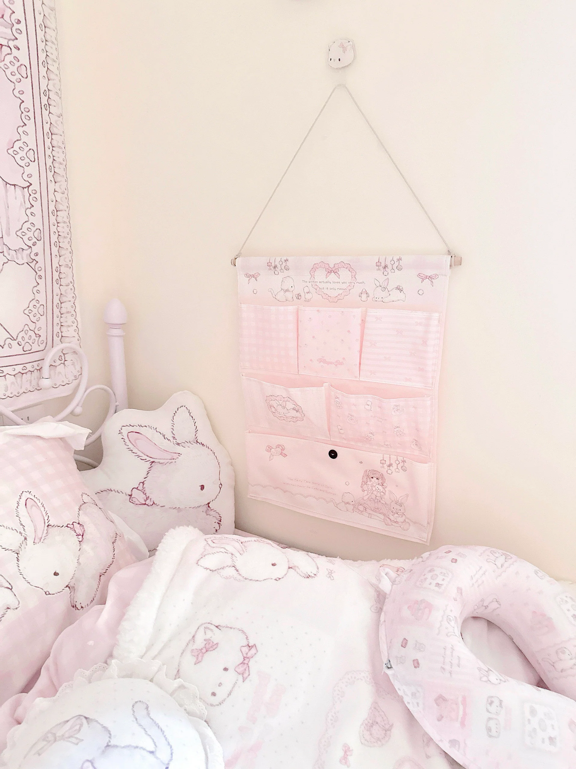 kawaii wall-mounted storage bag - Image 4