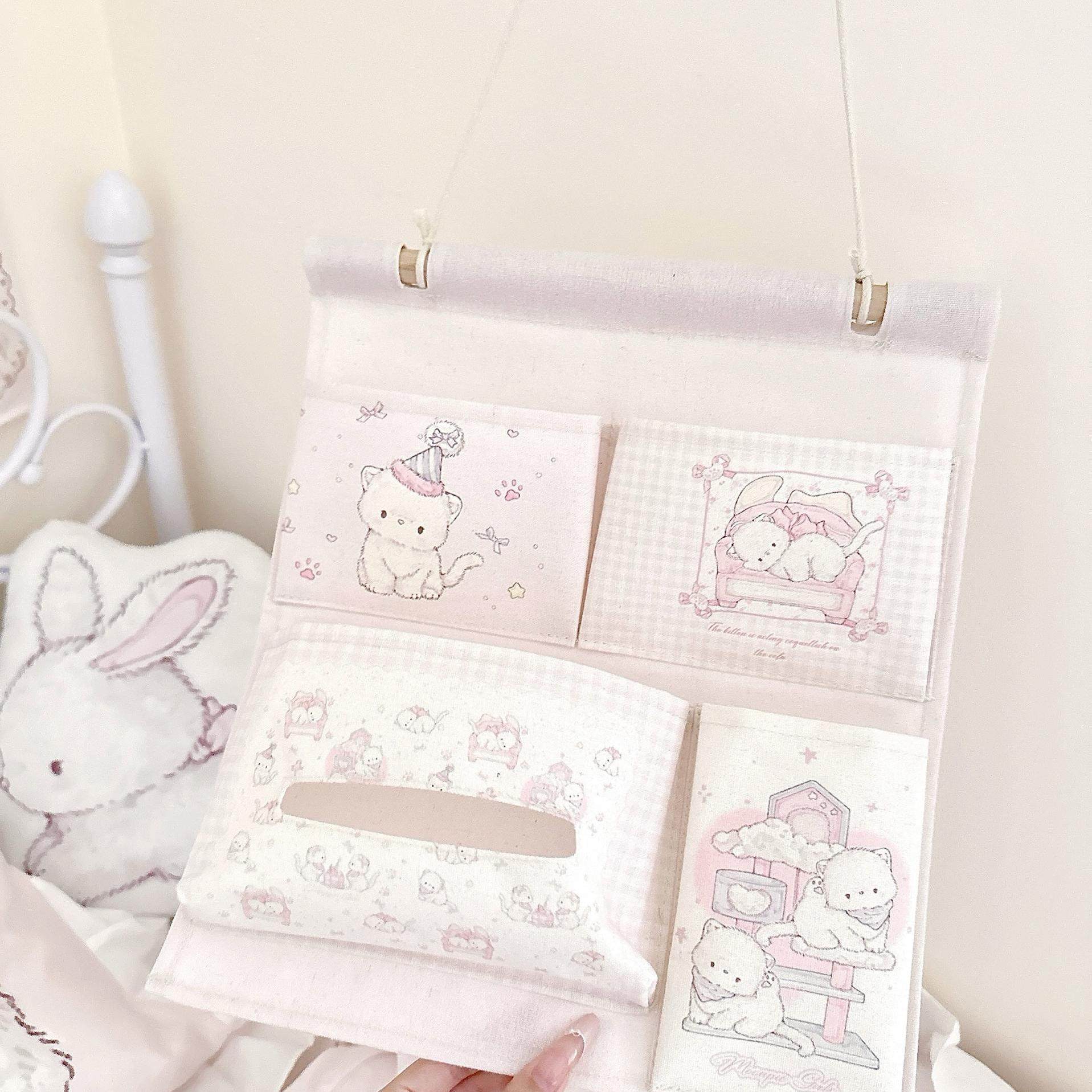 kawaii wall-mounted storage bag - Image 6