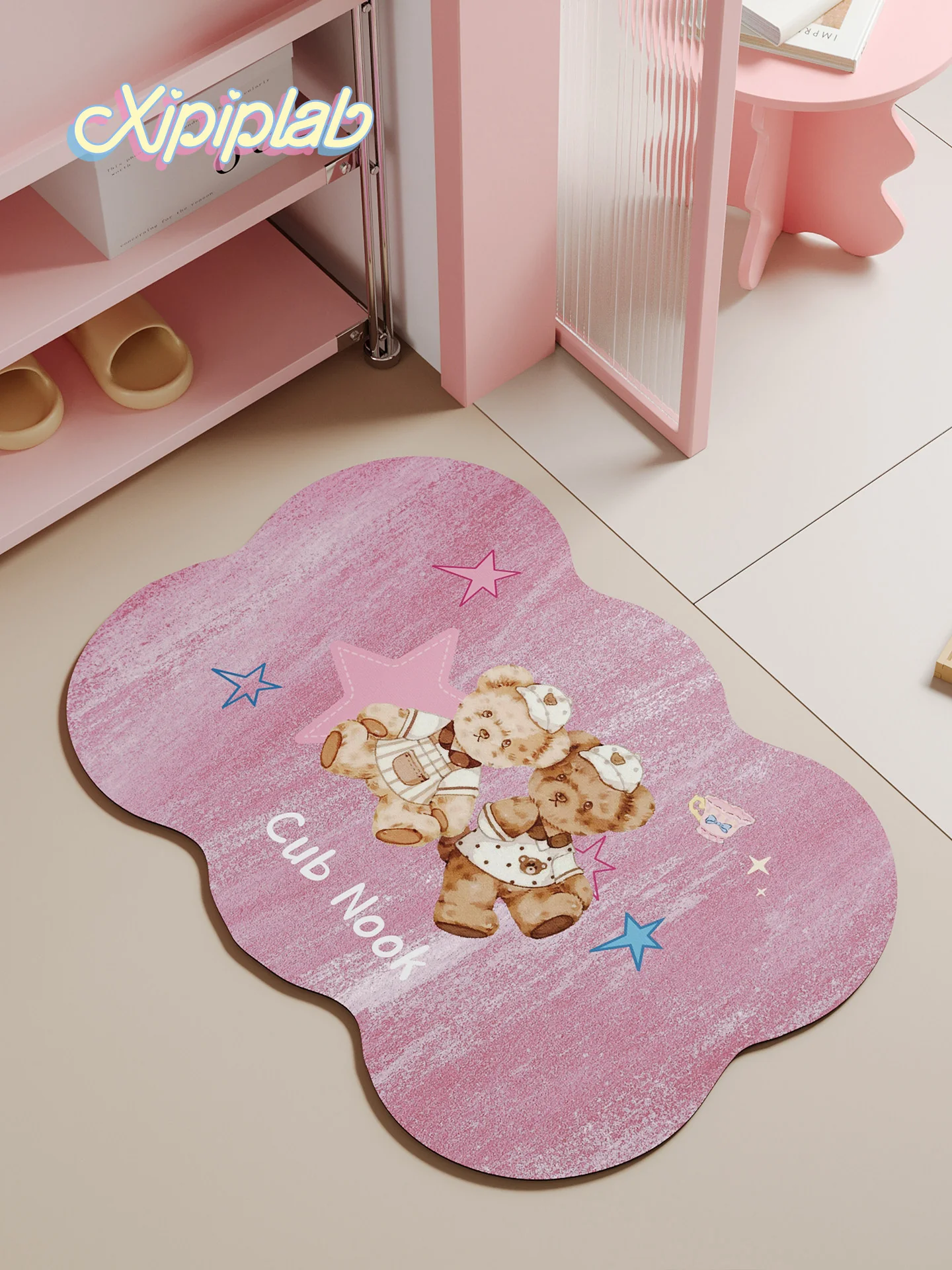 kawaii water absorbent and non-slip bathroom mat - Image 4