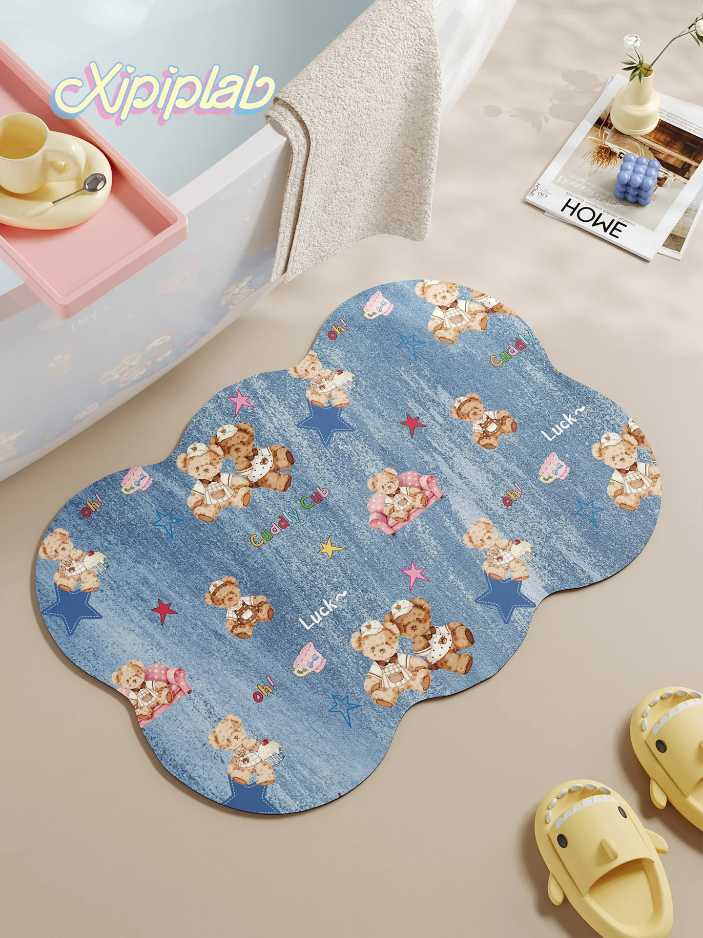 kawaii water absorbent and non-slip bathroom mat - Image 5