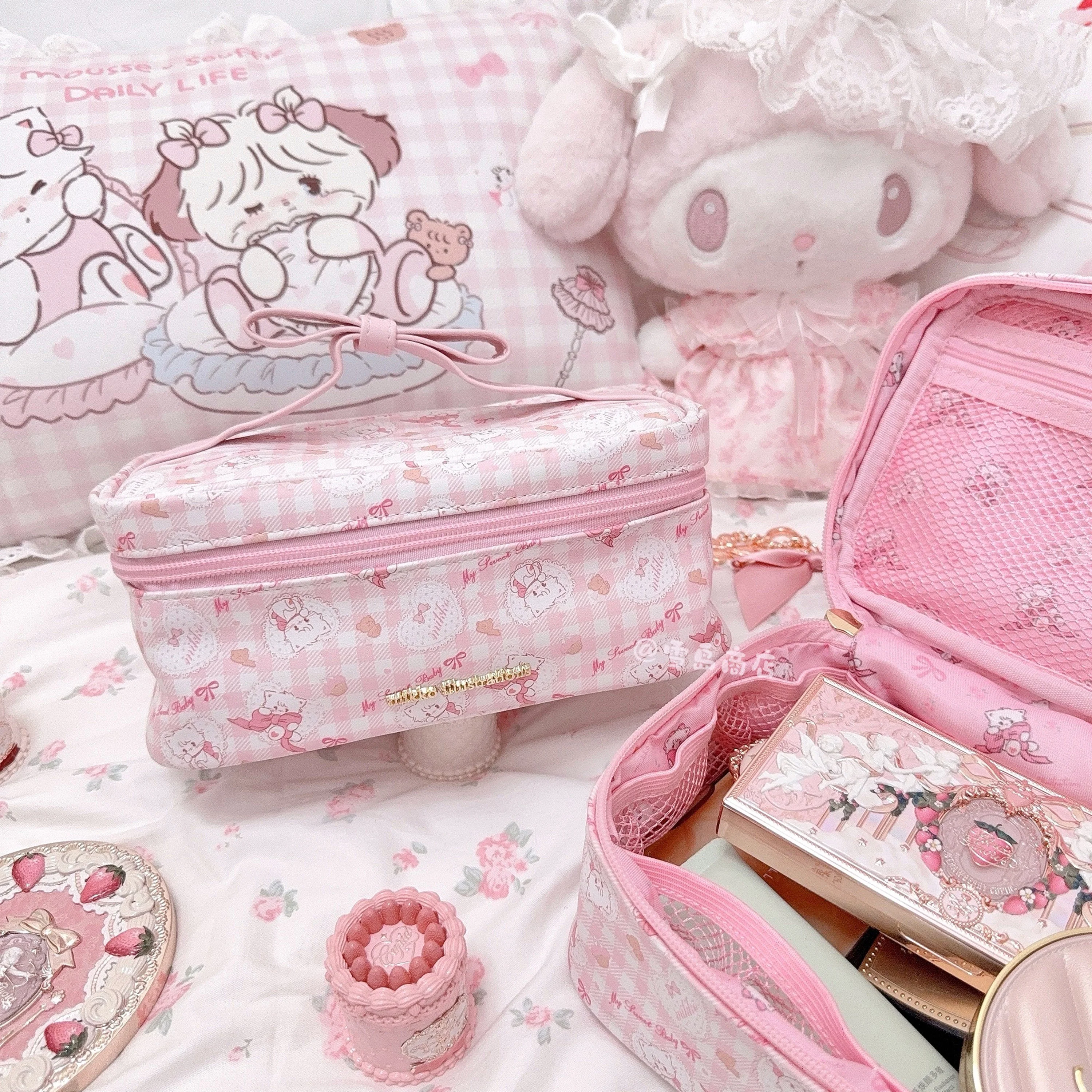 kawaii waterproof cosmetic bag - Image 2