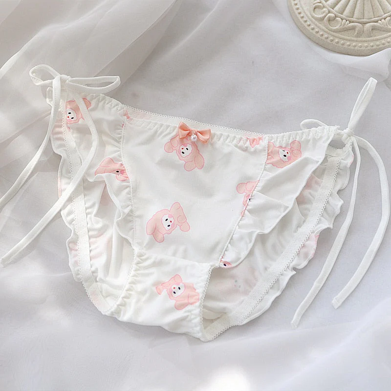 Kigurumi Bear Lace Up Panties - Image 3