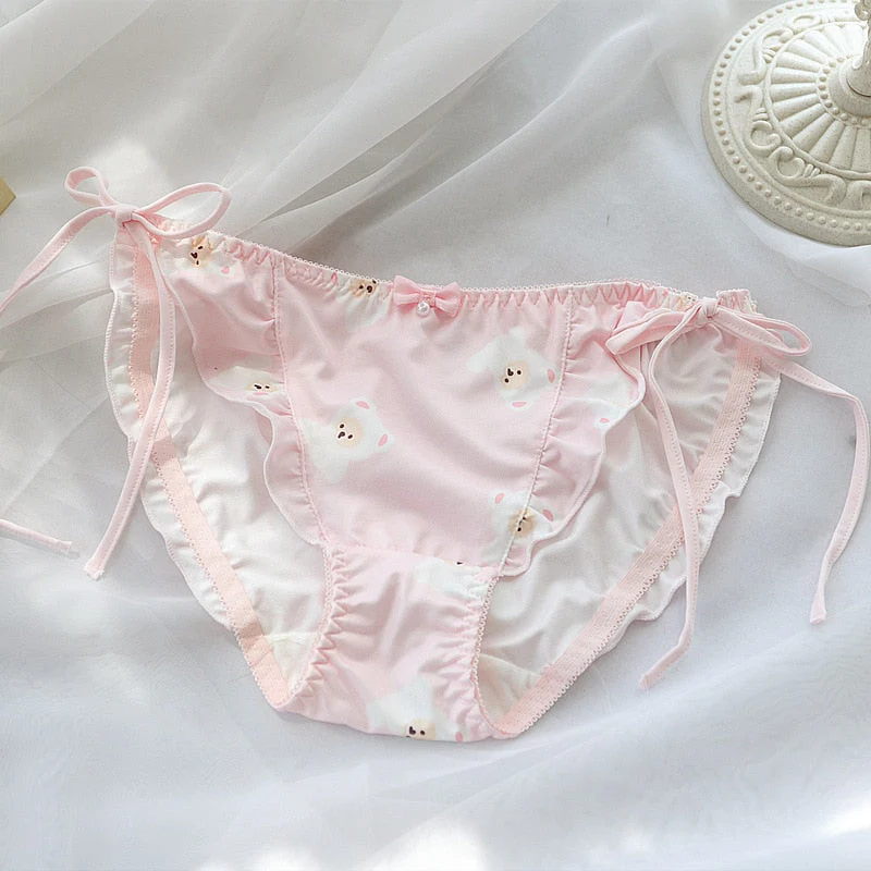 Kigurumi Bear Lace Up Panties - Image 4