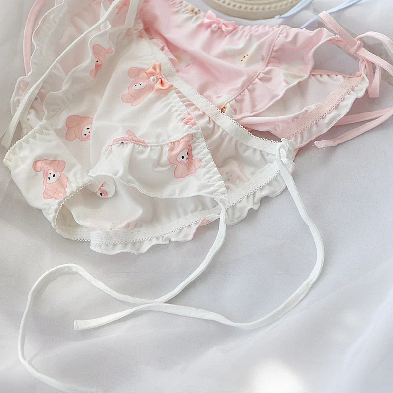 Kigurumi Bear Lace Up Panties - Image 9