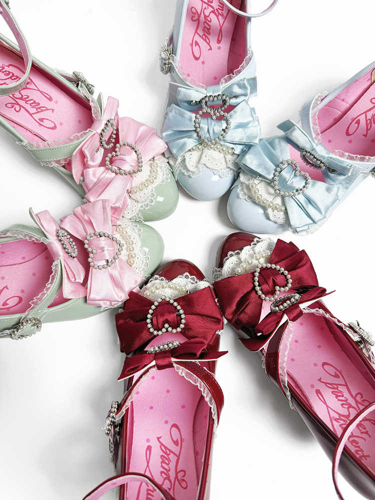 Kim Ji Hollow Wedge Lolita Shoes - Image 10