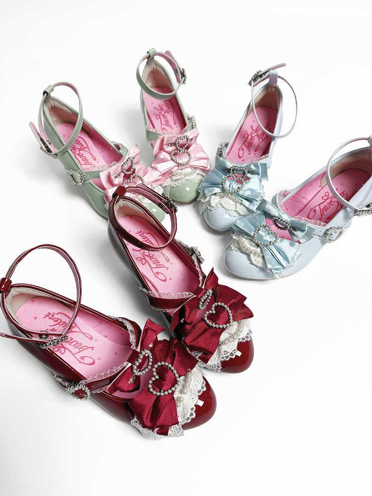 Kim Ji Hollow Wedge Lolita Shoes - Image 11