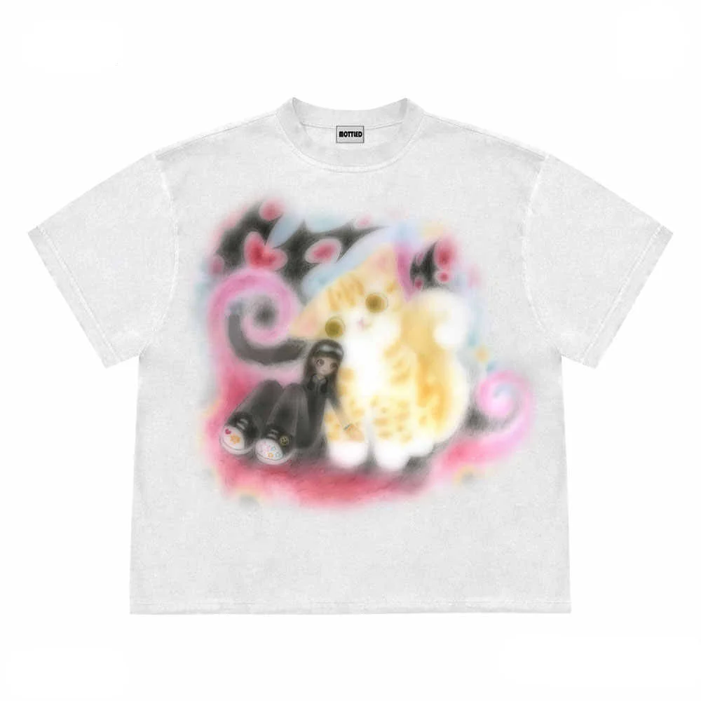 Kitten Illustrations Tee - Image 2