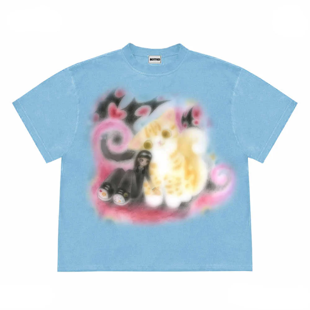 Kitten Illustrations Tee - Image 3