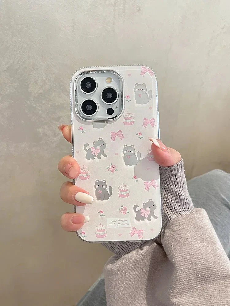 Kittens & Bows iPhone Case - Image 3