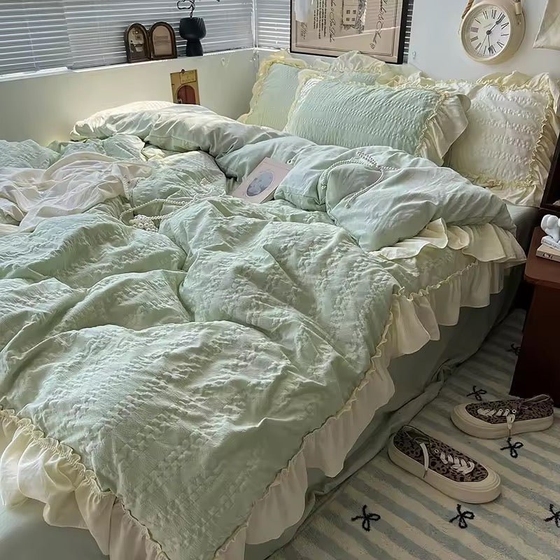 Korean Princess Ruffle Bedding Set - Image 12
