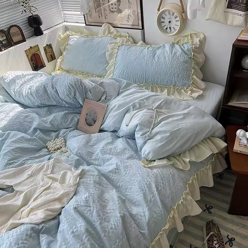 Korean Princess Ruffle Bedding Set - Image 11
