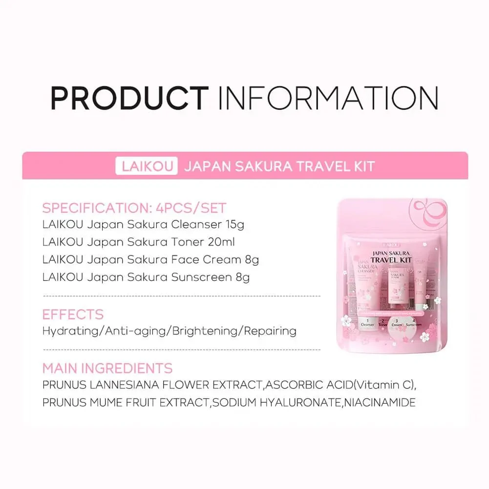 Korean Sakura Blossom Skin Care Sets - Image 13