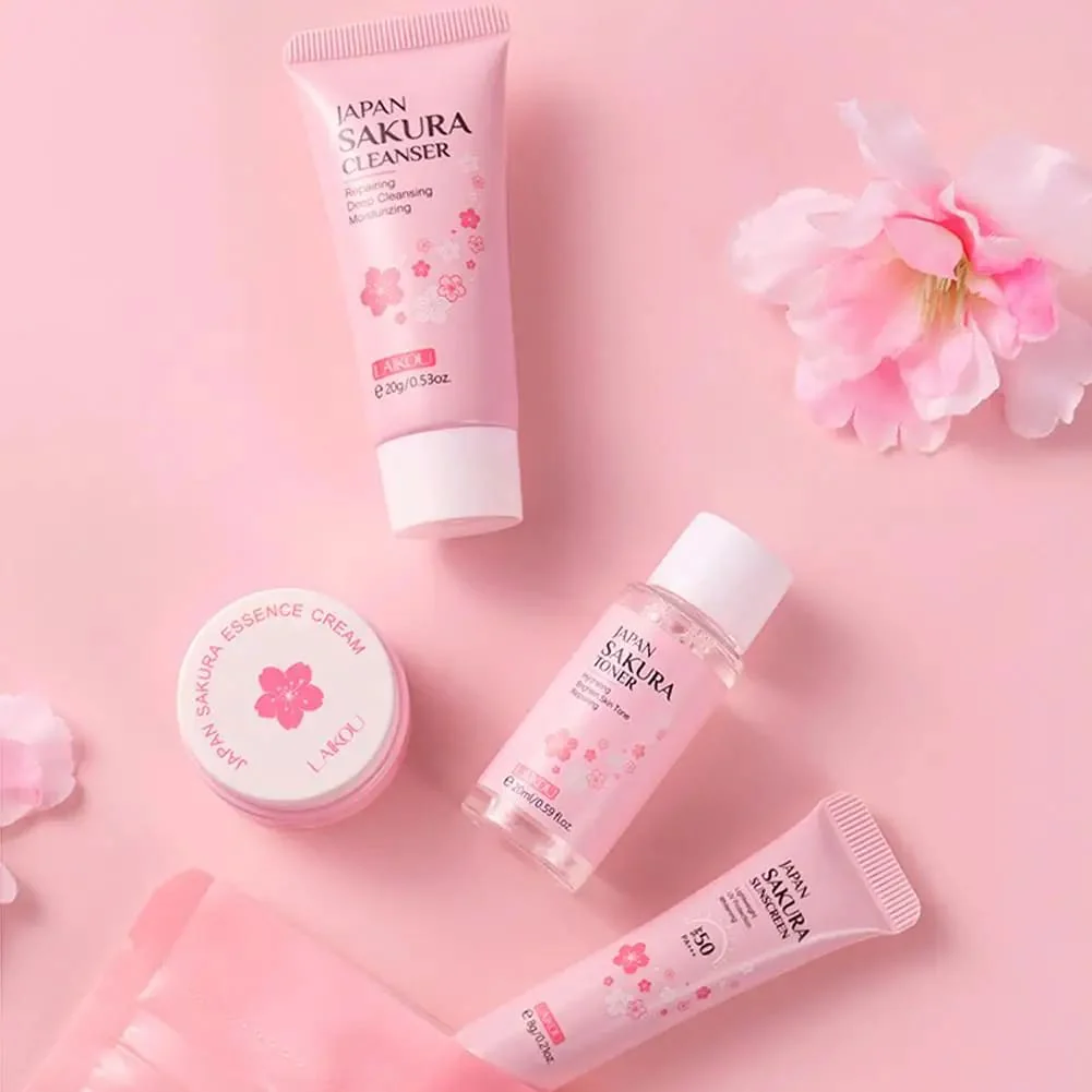 Korean Sakura Blossom Skin Care Sets - Image 14