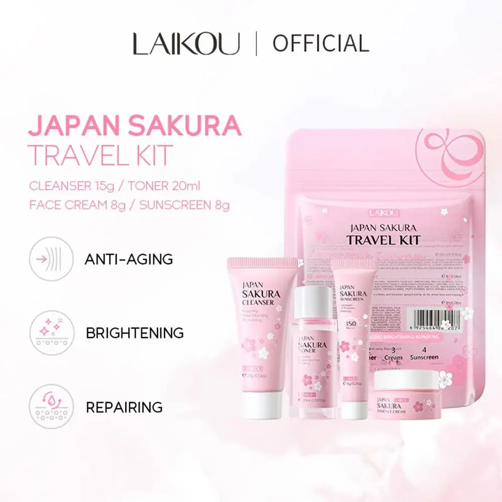 Korean Sakura Blossom Skin Care Sets - Image 3