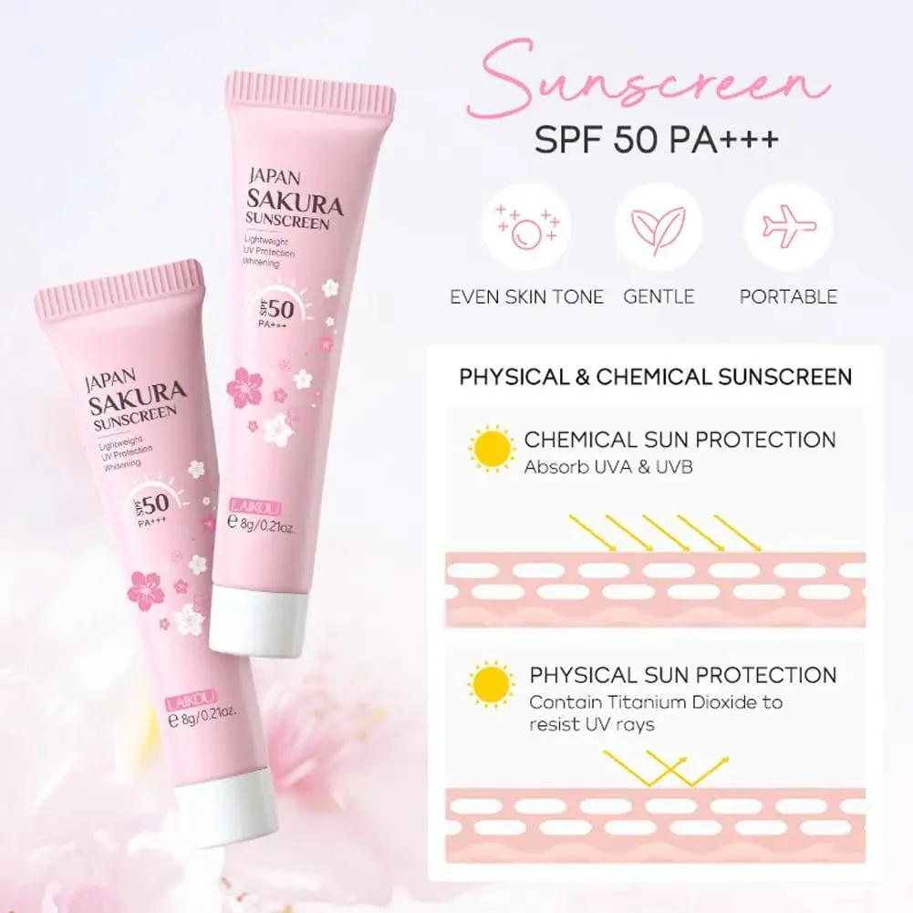 Korean Sakura Blossom Skin Care Sets - Image 4