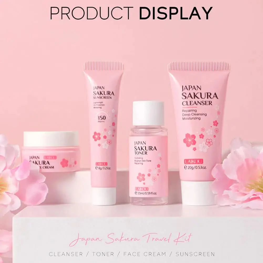 Korean Sakura Blossom Skin Care Sets - Image 7