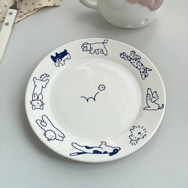 Korean Vintage Ceramic Plate - Image 5