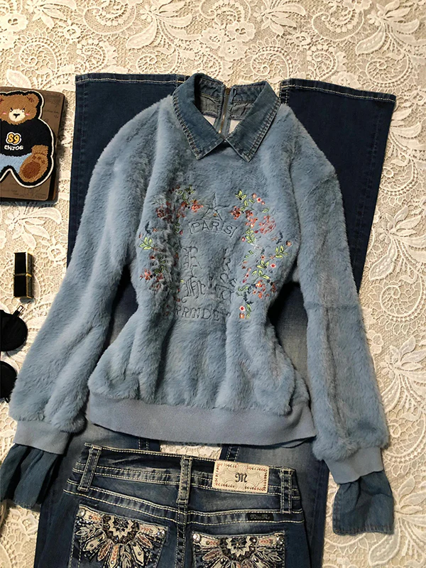 Korean vintage pullover - Image 2