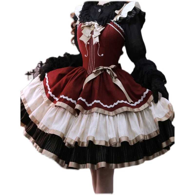 Cello Vintage Elegant 3 Tiered Lolita Jumper Dress - Image 3