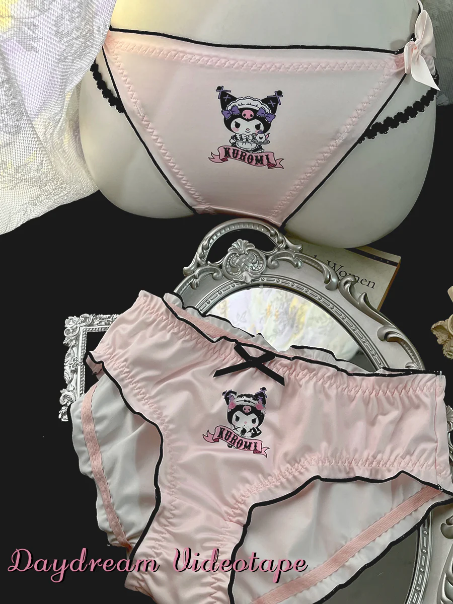 kuromi kawaii goth underwear - Image 2