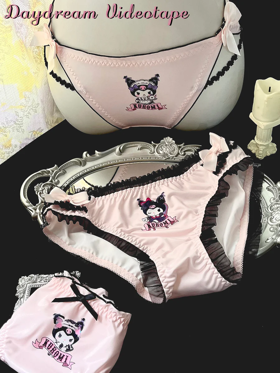 kuromi kawaii goth underwear - Image 4