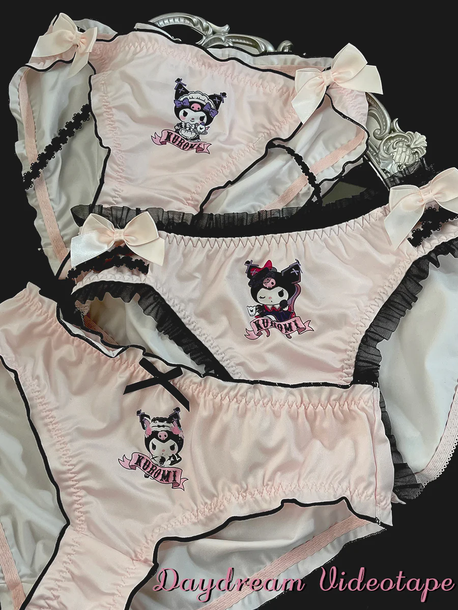 kuromi kawaii goth underwear - Image 5