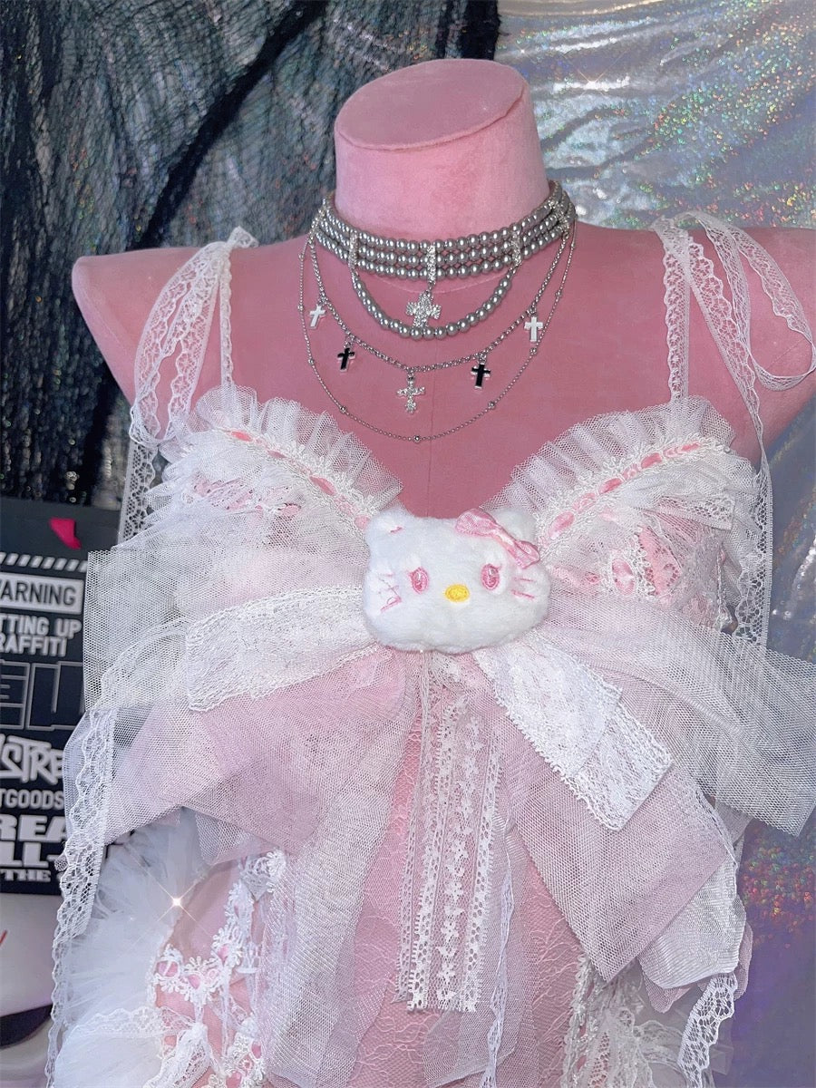 Lace Bow Bodysuit - Image 2