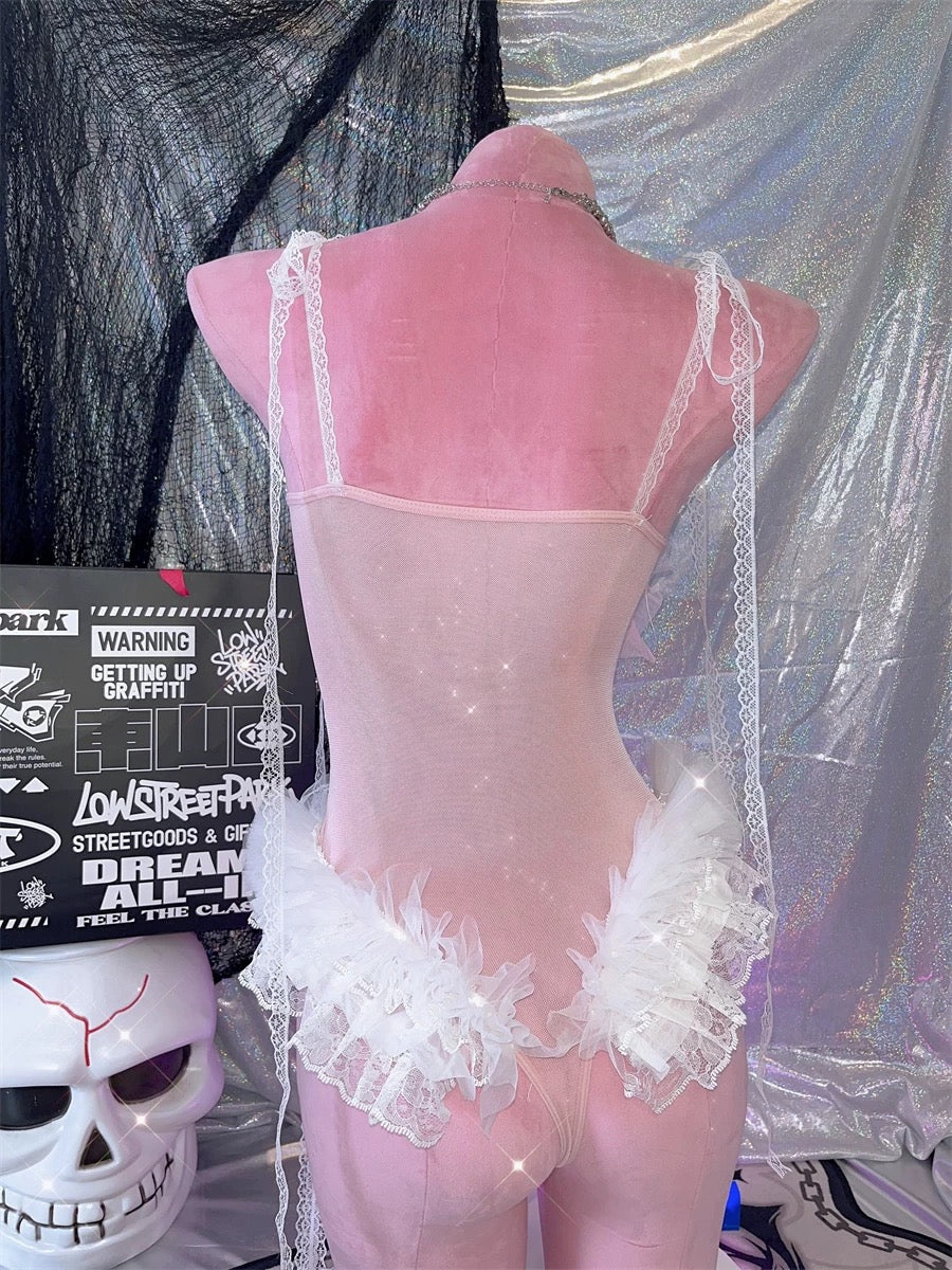 Lace Bow Bodysuit - Image 9