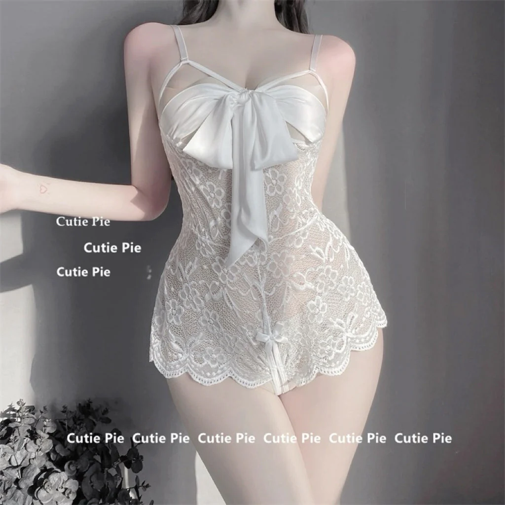 Lace bow jumpsuit - Image 3