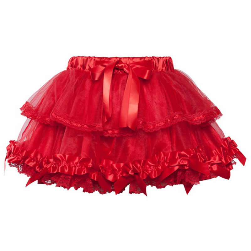 Lace Bows Dark Coquette Tutu Skirt - Image 2