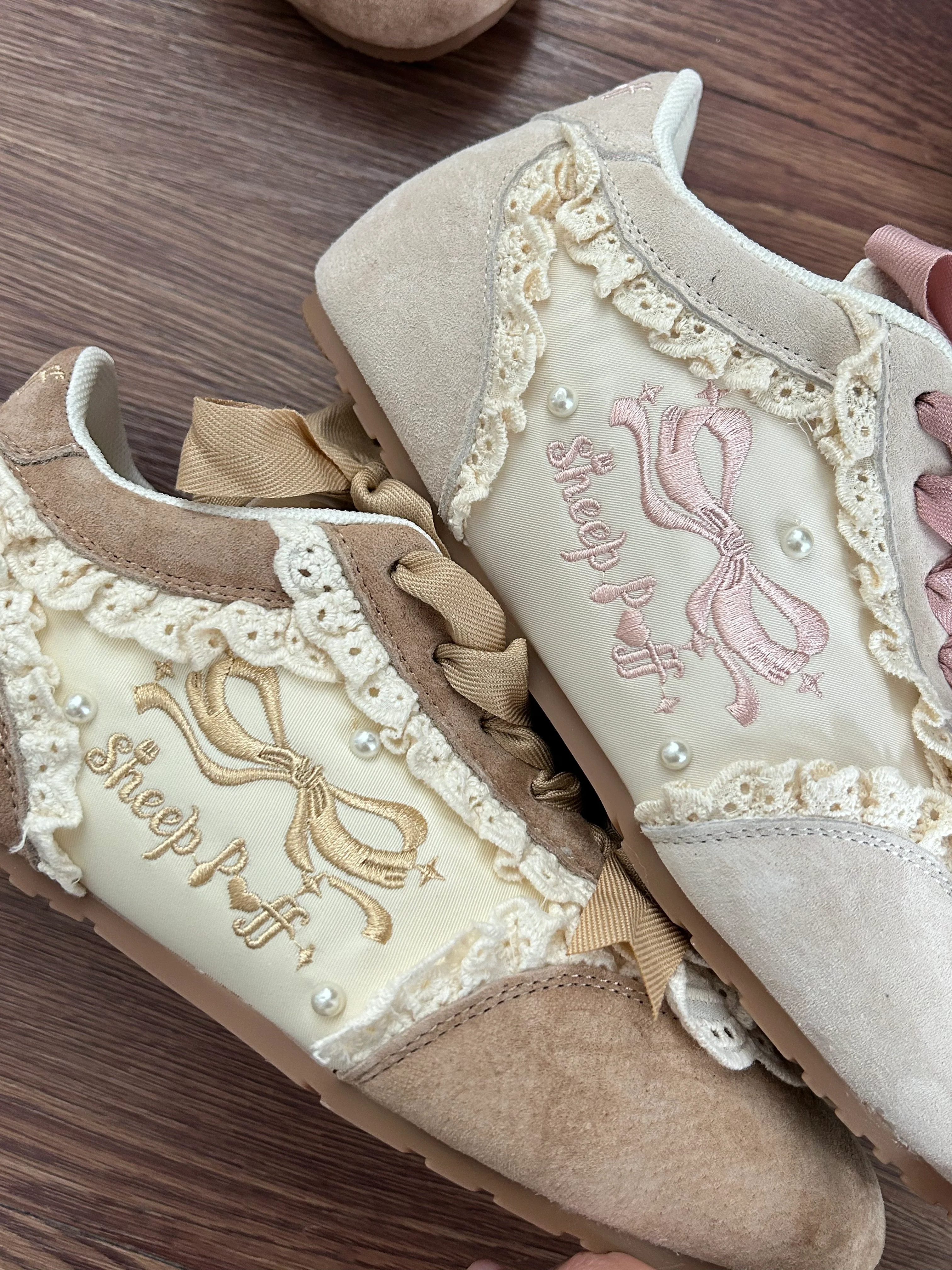 Lace Cake Ballet Sneakers - Image 8