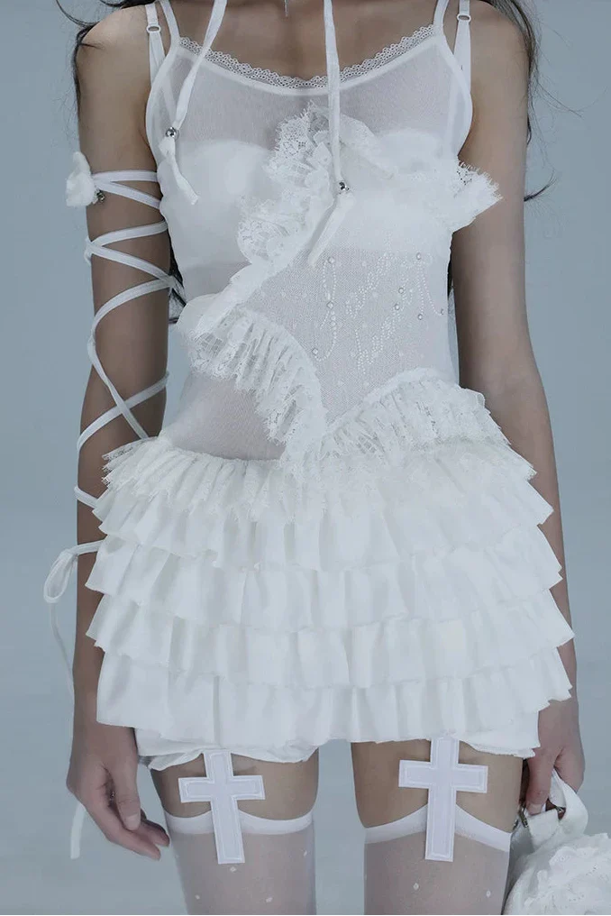 Lace Camisole Ballet Top + Inner - Image 10