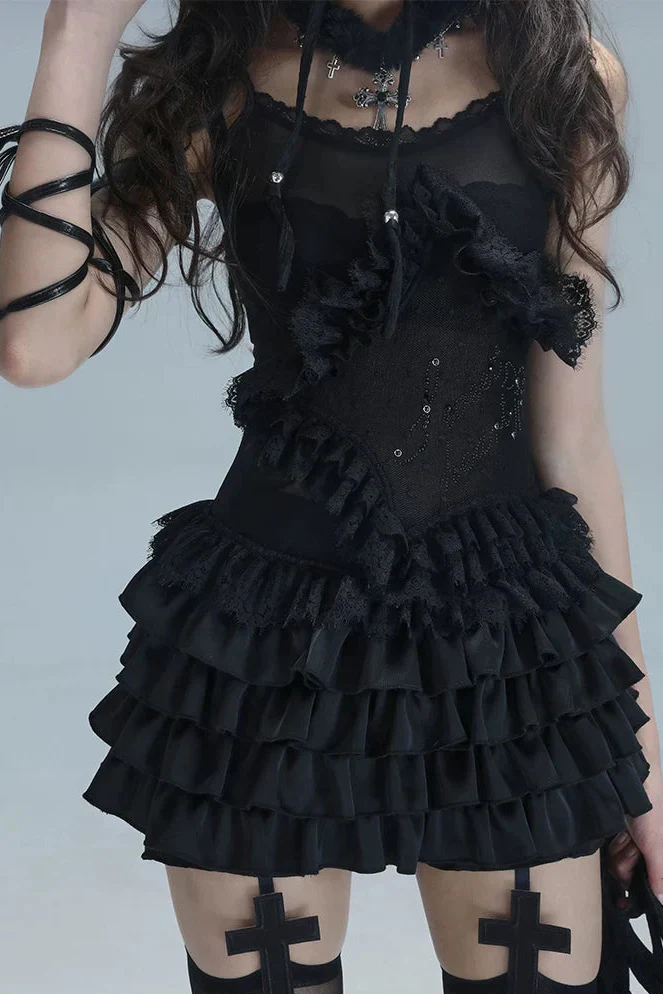 Lace Camisole Ballet Top + Inner - Image 6