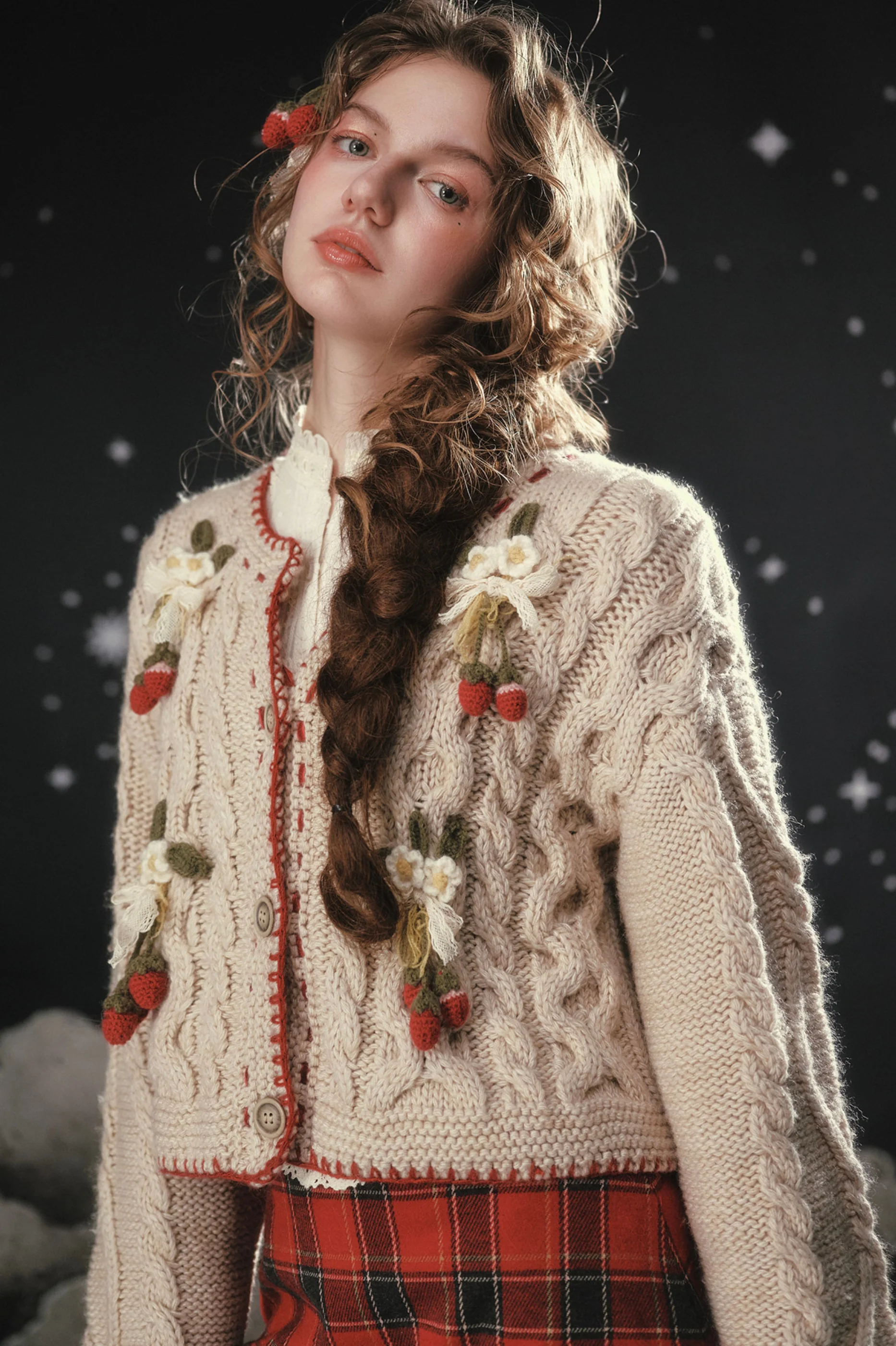 Lace Crochet Retro Cardigan - Image 11