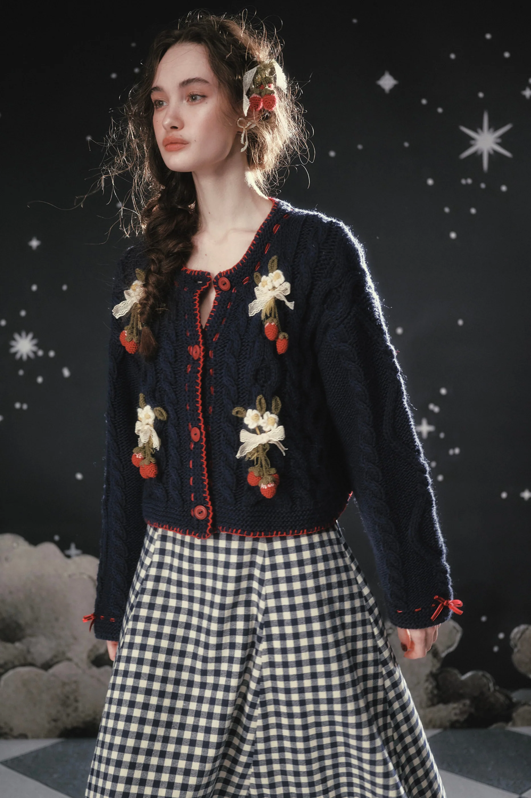 Lace Crochet Retro Cardigan - Image 12