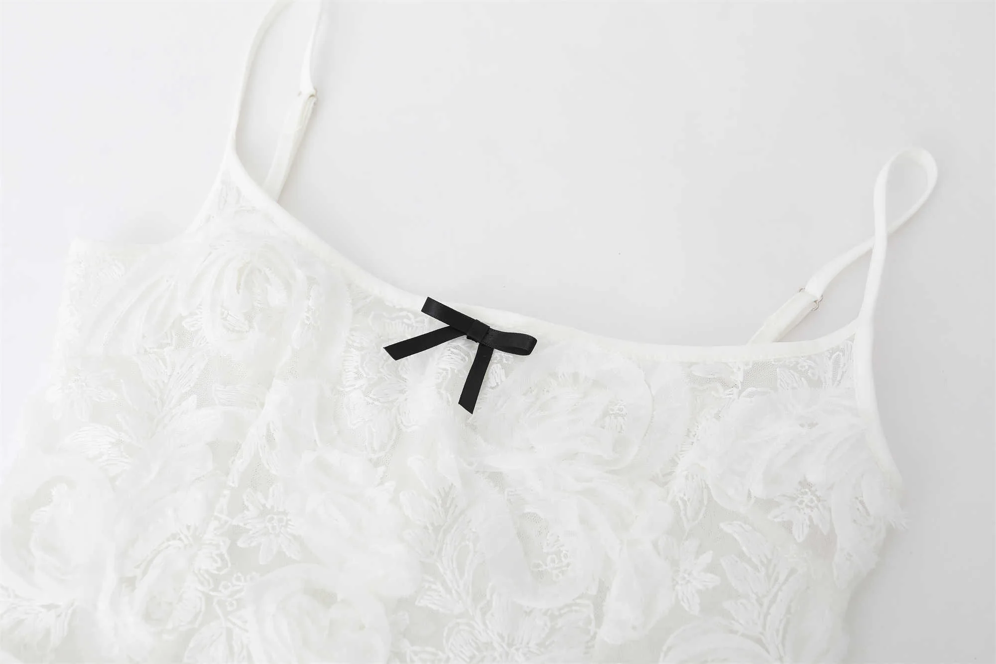 Lace Embroidery Two-piece Dark Coquette Dress - Image 5