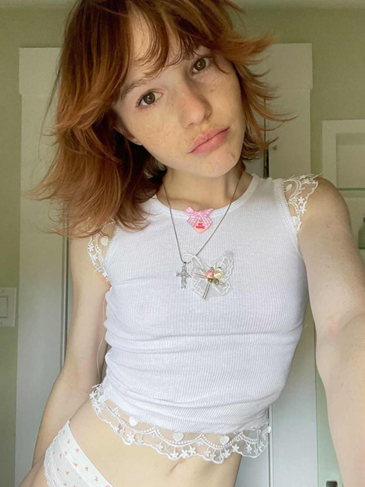 Lace Flower Crop Top - Image 6