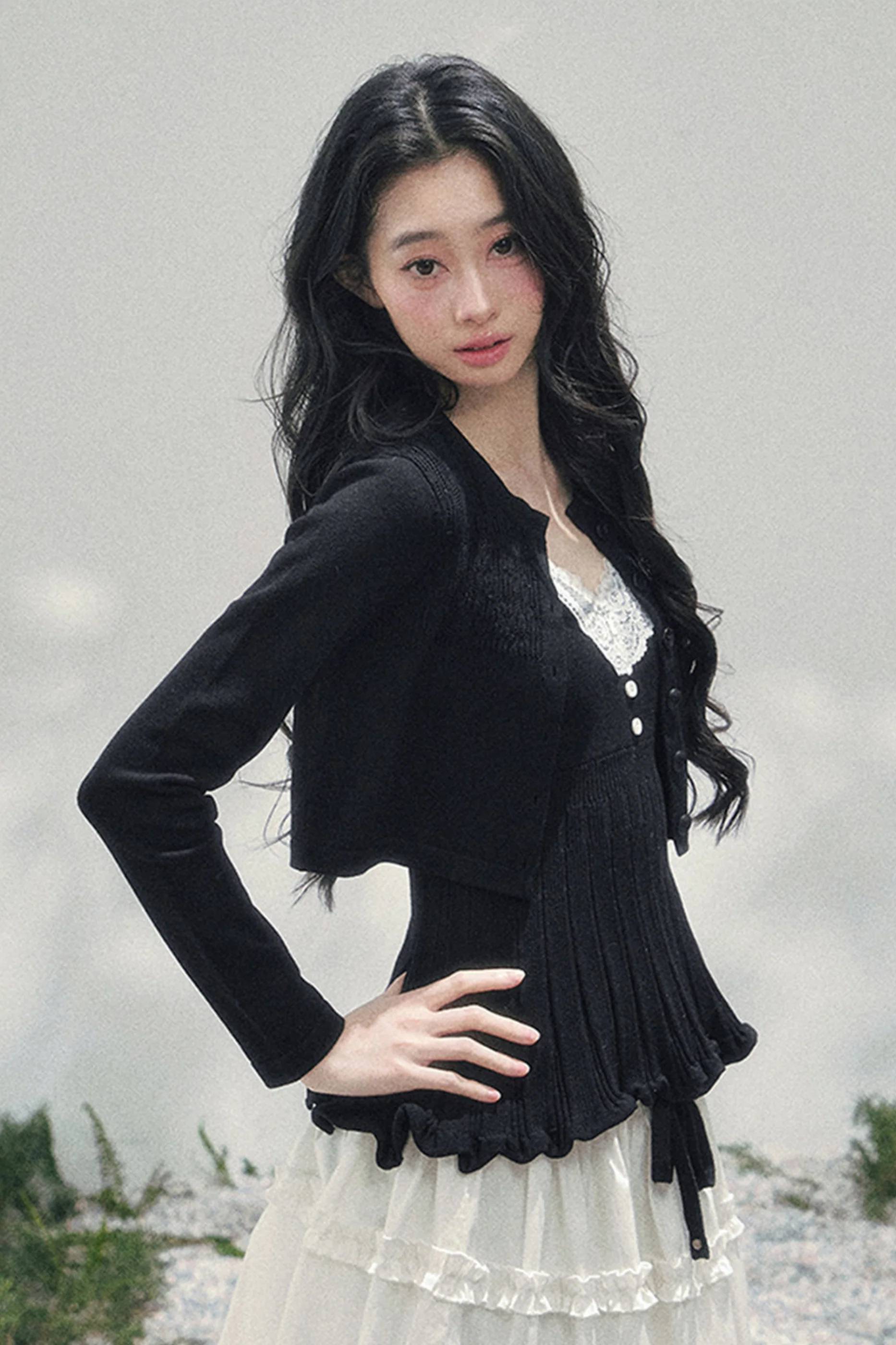 French Lace Jacket + Camisole - Image 2