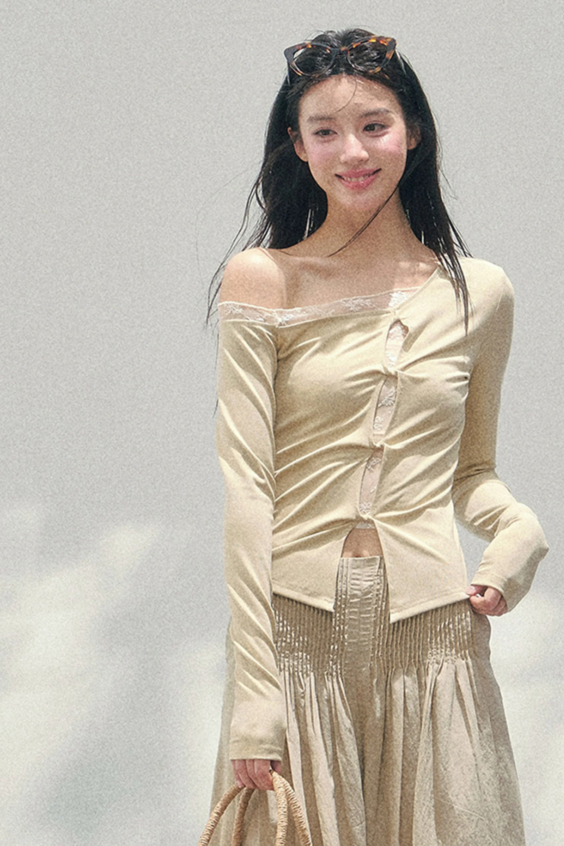 Lace Off-Shoulder Top - Image 4