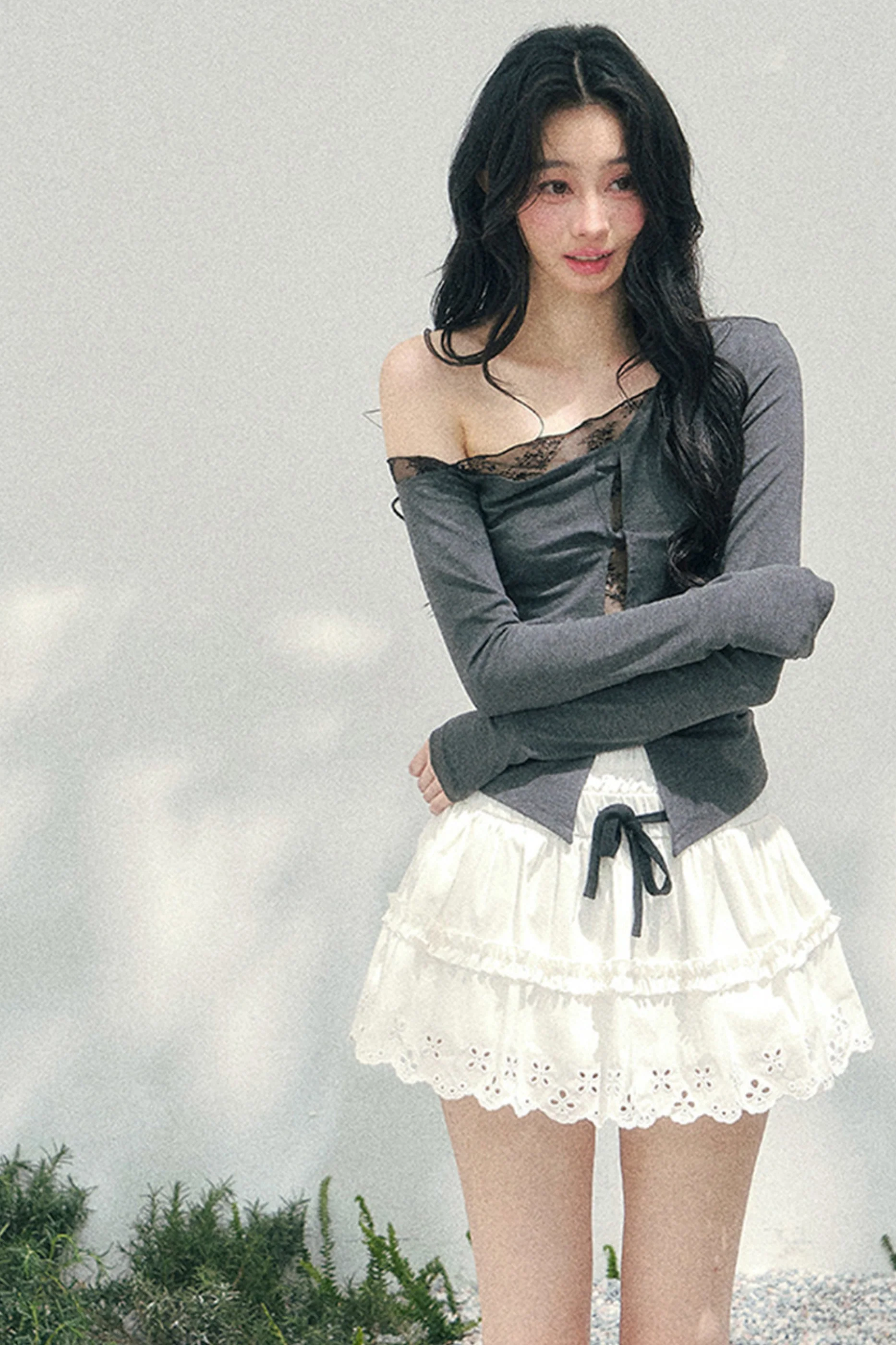 Lace Off-Shoulder Top - Image 7